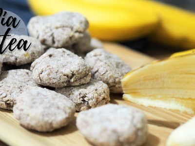 Schnelle Bananen-Kokos-Kekse I aus nur 2 Zutaten I Glutenfrei und Zuckerfrei I Vegan