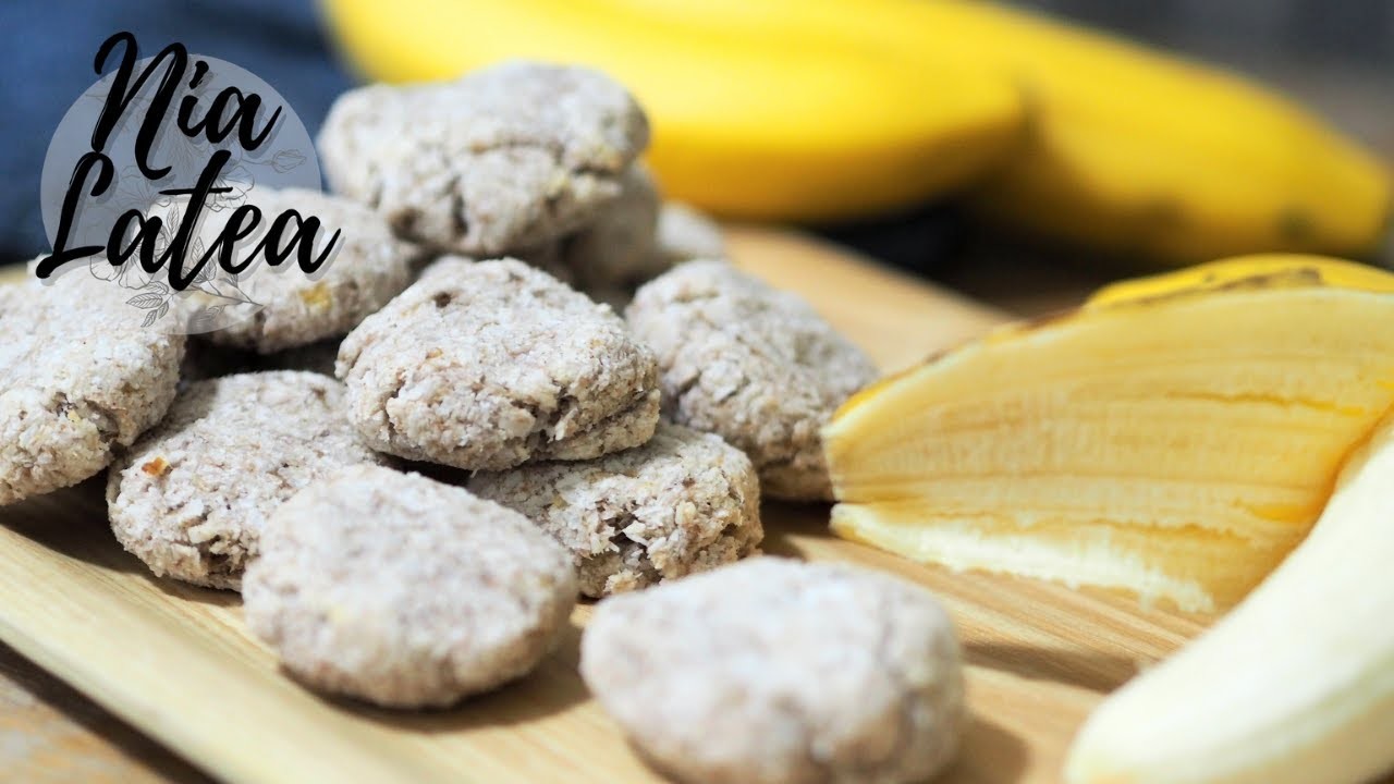 Schnelle Bananen-Kokos-Kekse I aus nur 2 Zutaten I Glutenfrei und Zuckerfrei I Vegan