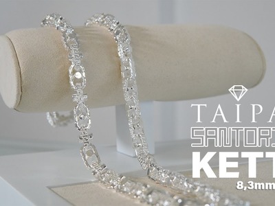 Taipan Monte Carlo "Santorini edt.2" Kette 60cm lang aus 925 Sterlingsilber