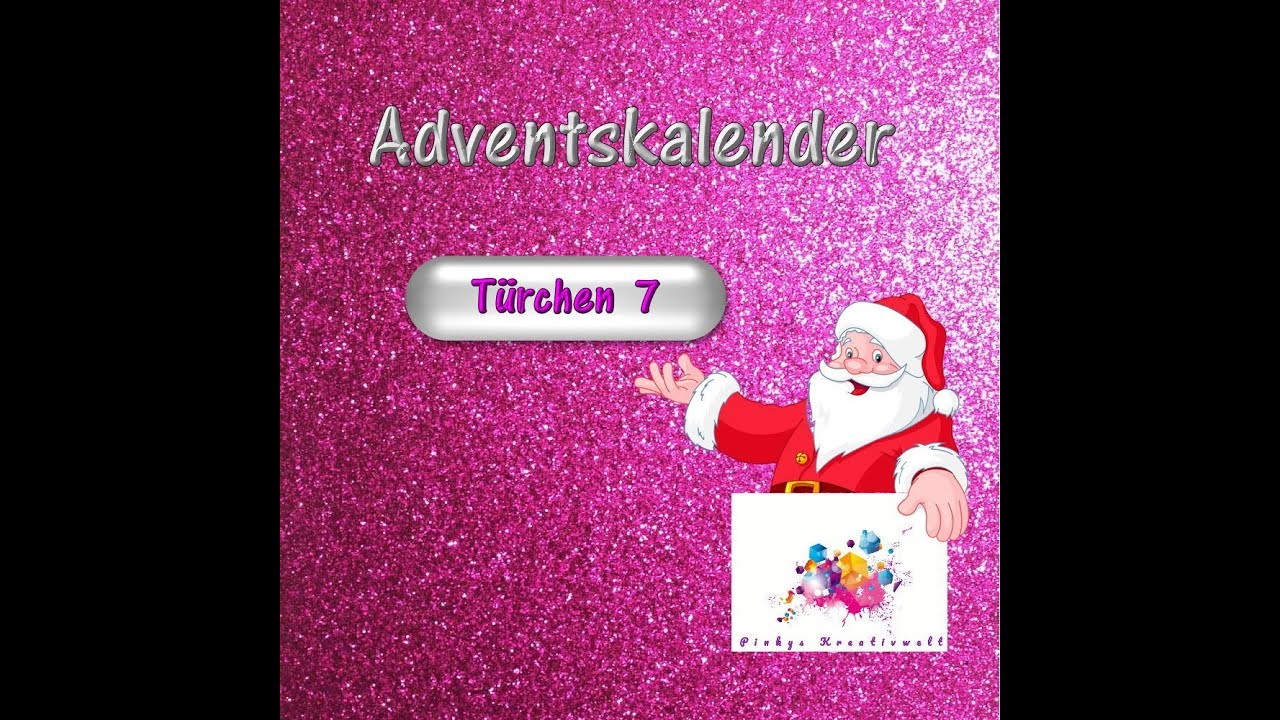 Türkranz dekorieren mit Töchterchen Basteladventskalender Türchen 7