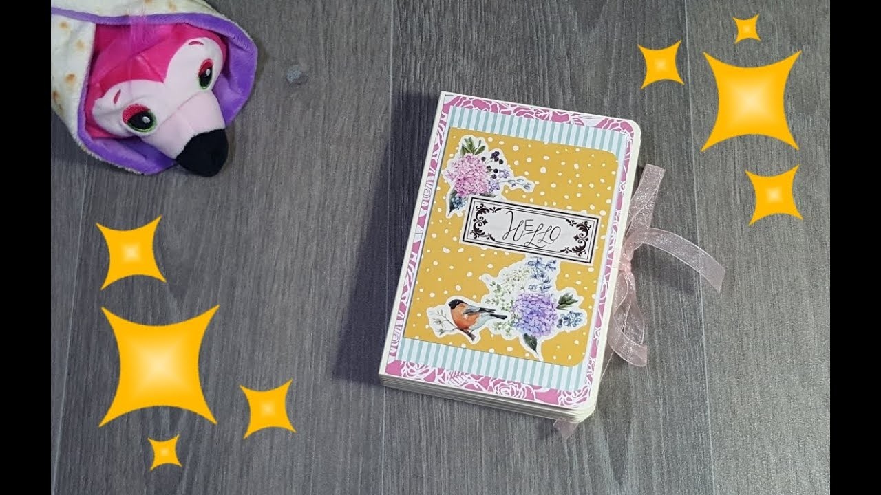 Tutorial ???? Cardstock Minialbum ????Dezember 2020