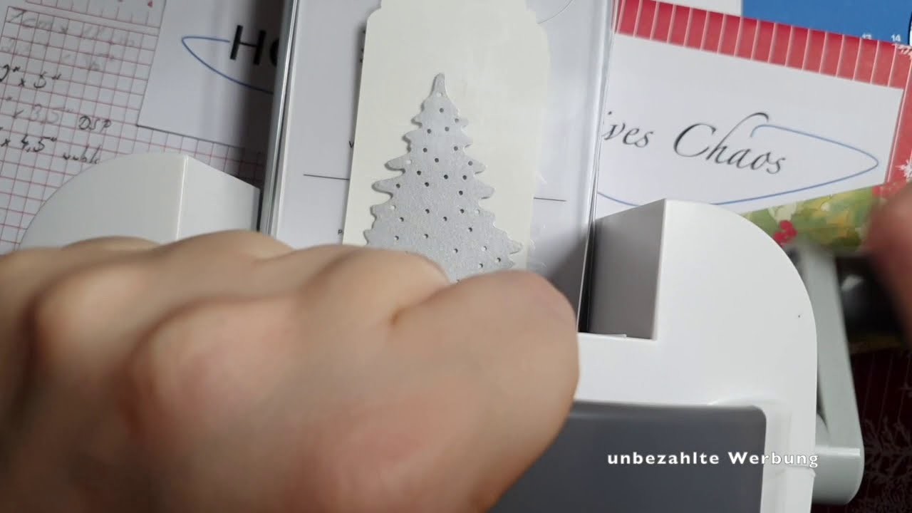 Weihnachtsanhänger geschmückter Baum mit Produkten von Stampin´Up!