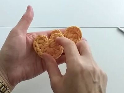 DIY Häkeln für Anfänger Tutorial  Mini Herzchen - How to crochet little hearts for beginners