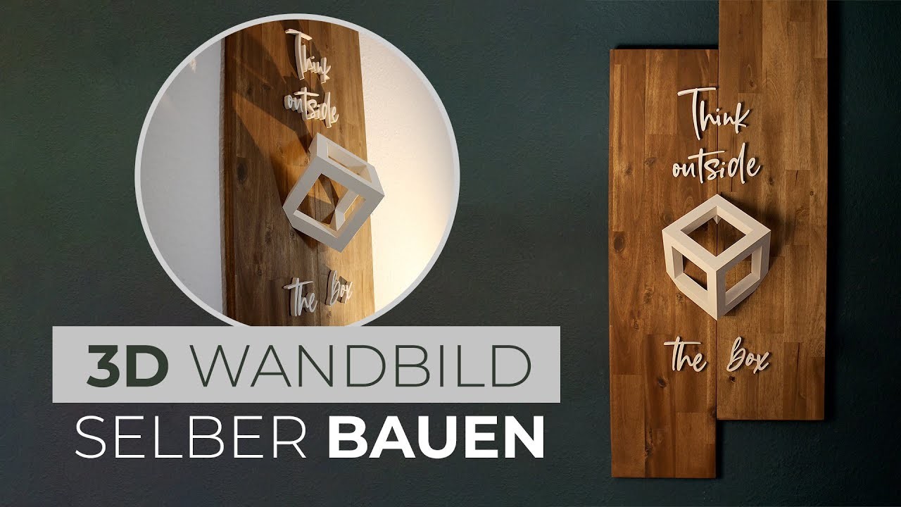 DIY Wandbild in 3D-Optik mit einem 3D-Drucker bauen