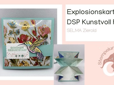 Explosionskarte | DSP Kunstvoll Floral | Stampin‘ Up!