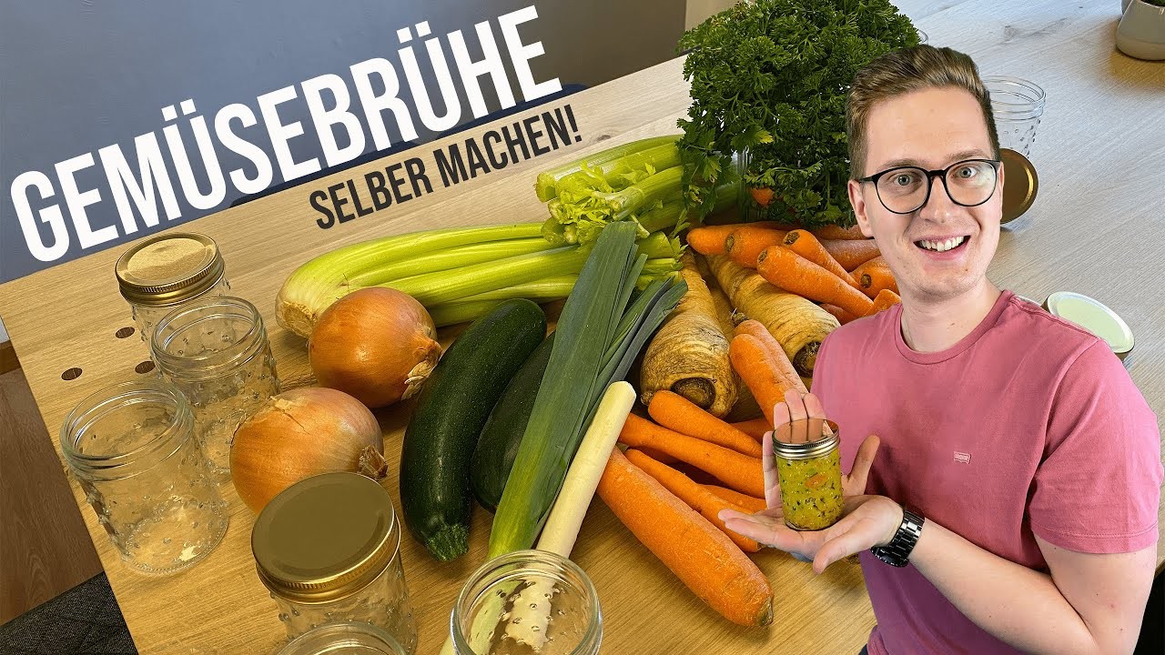 GEMÜSEBRÜHE selber machen - mit wenig Mühe!