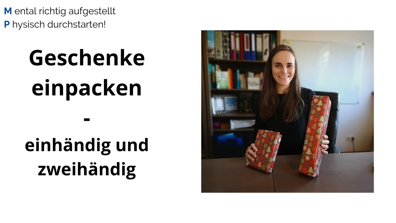 Geschenke einpacken - einhändig und zweihändig!