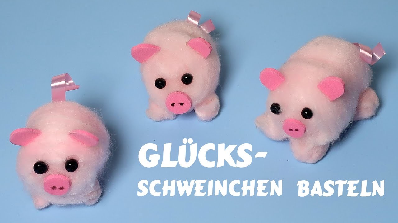 Glücksschweinchen basteln ????