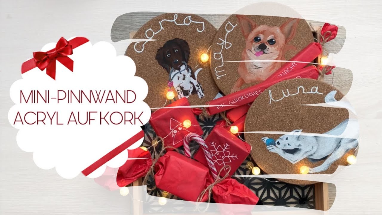 Last Minute Geschenk PINNWAND ACRYL | DIY