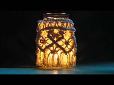 Macrame Jar | DIY | Makramee Teelicht