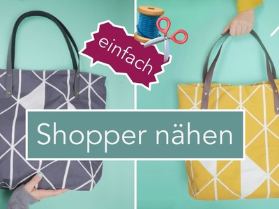Oilskin Shopper Ona nähen (einfach) | DIY Eule Stoff!!!