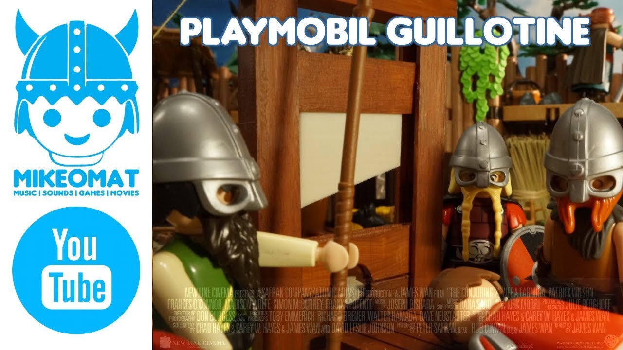 Playmobil Guillotine 3D Druck + Stop Motion Wikinger