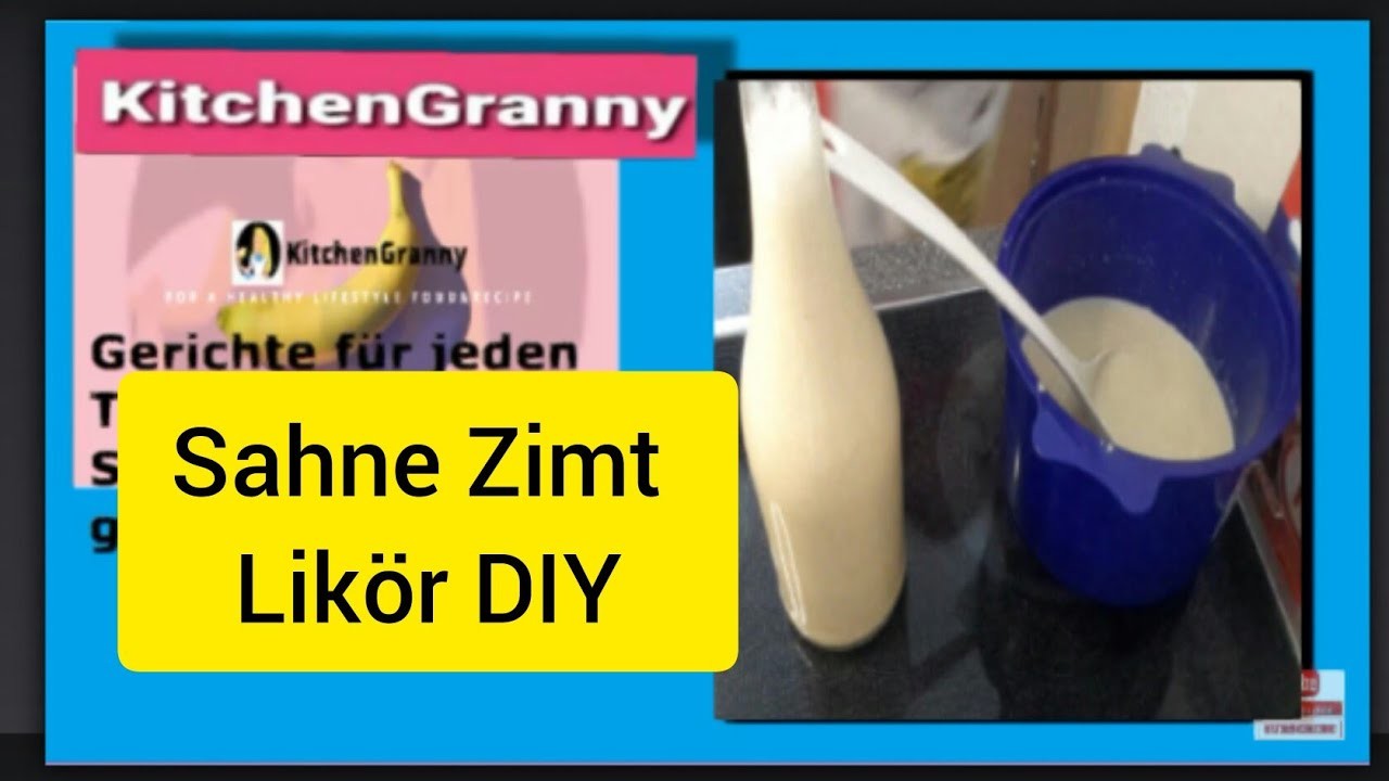 Sahne.Zimt-Likör DIY mega lecker der macht süchtig. Passend zu Silvester und Co #Liköre #DIY