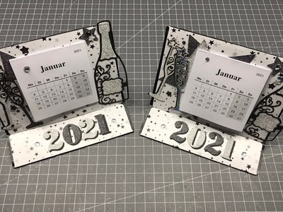 Tutorial: DIY Tischkalender 2021 - Neujahrsgrüße