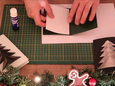 Weihnachtskarten. Weihnachtsgirlanden