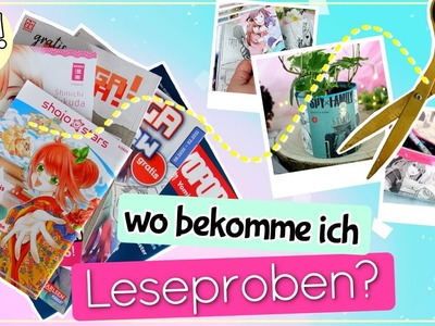 Wo bekomme ich MANGA Leseproben? + 10 MANGA Bastelideen ????????