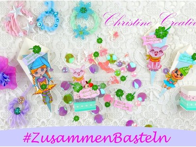 #ZusammenBasteln ????#GlücksKlee ???? #MiniÜBoxBasteln #CraftUpdate #Tutorial #DIY #ChristineCreativ