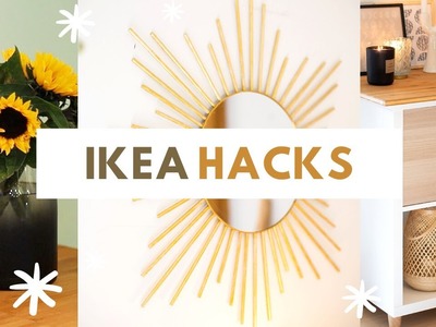 3 IKEA HACKS | KALLAX Regal, LASSBYN Spiegel und BEGÄRLIG Vase umgestalten