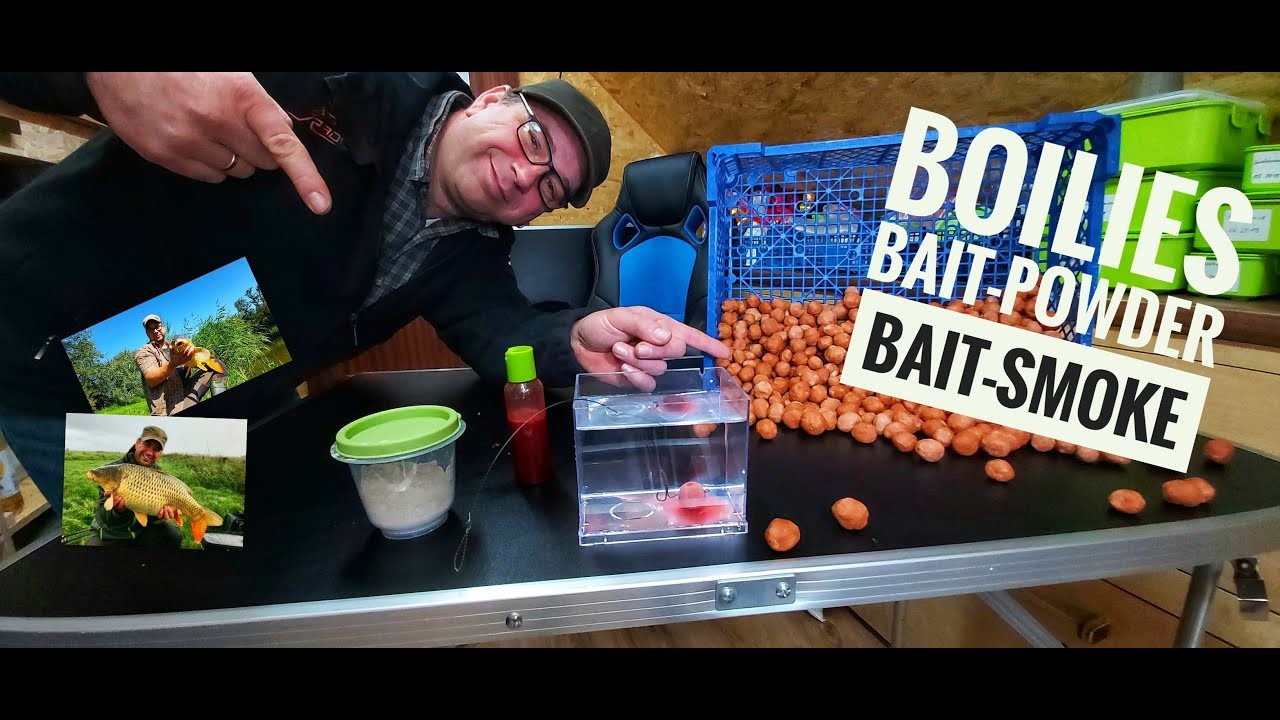 Boilies Bait Powder Bait Smoke selbstgemacht