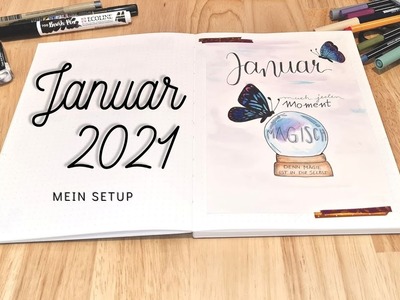Bullet Journal Setup Januar 2021