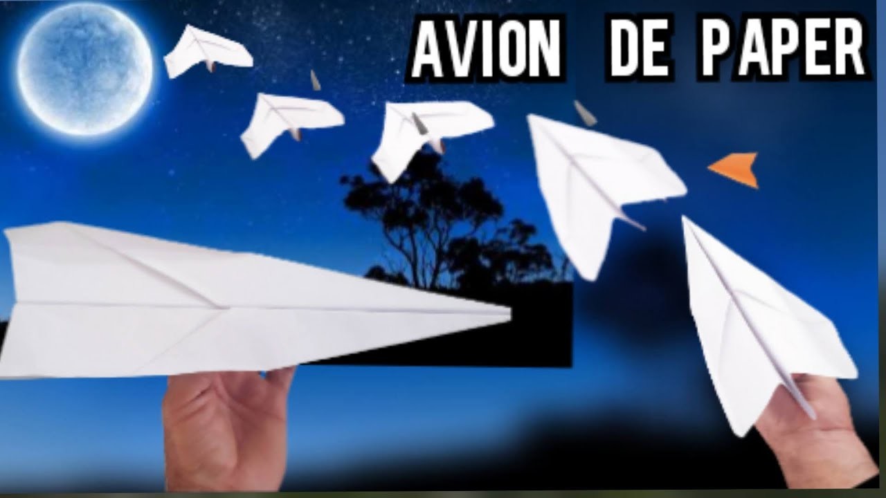 Como Fazer Um Avião De Papel Que Voa Muito Rapido •• Origami de papel • Origami Paper Toys