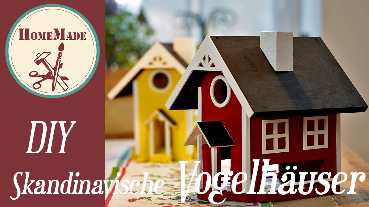DIY Vogelhaus | Skandinavisches Vogelhaus Selber Machen | DIY Scandinavian Birdhouse