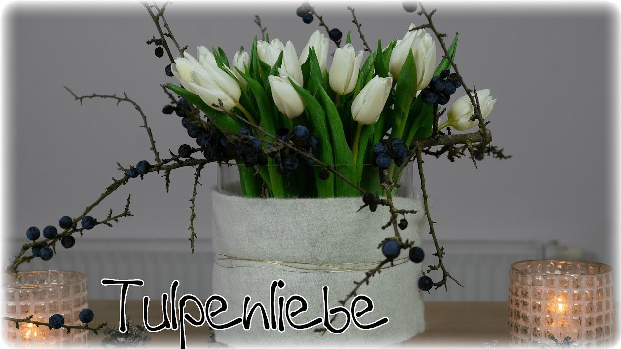 Easy Tulpendeko | Tulpenliebe im Winter????????????