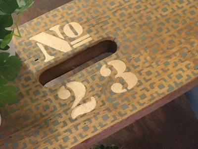 Hocker verschönern!