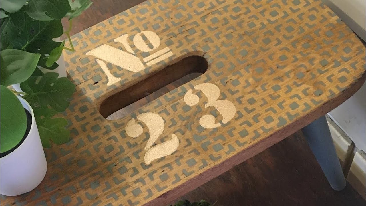 Hocker verschönern!