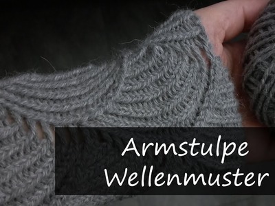 Kikos Strickschule - Anleitung Armstulpe Wellenmuster
