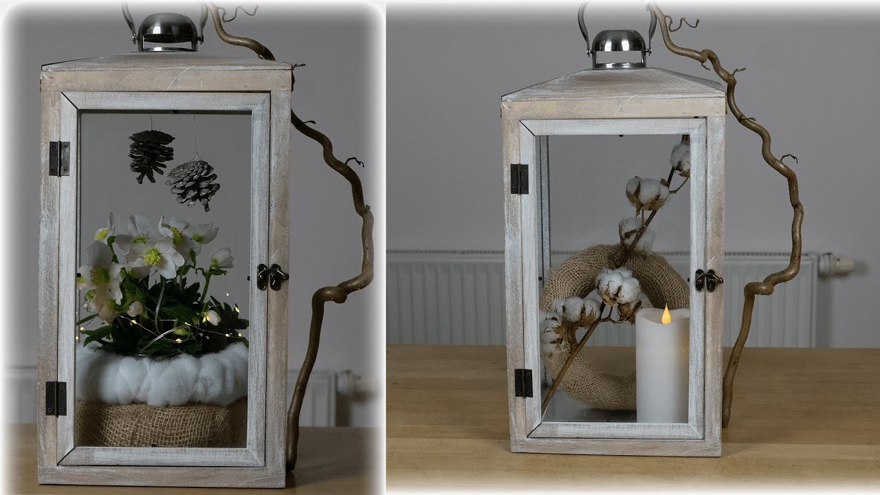 Laternendeko✨????Zwei schnelle Varianten