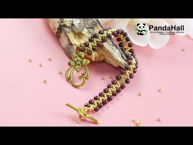 【Pandahall DIY Tutorial】Perlenarmband im Vintage-Stil. Vintage style bead bracelet