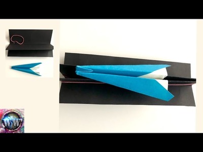 Papierflieger falten der weit fliegt - besten Papierflieger der Welt basteln -Papierfliegerschleuder