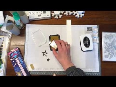 Silvesterdeko, Projekt 3 Advents-Bastelbox, Facebook live 13.12.2020