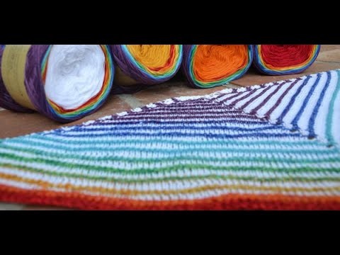 StrickSet LoLa 4fach Dreieckstuch Unicorn