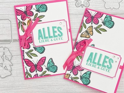 Super easy exklusive Schmetterlingskarte basteln