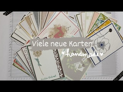 Viele neue Karten | Inspiration | Das Bastelzimmer by Alina Meyer | Stampin'Up! | Projektvorführung