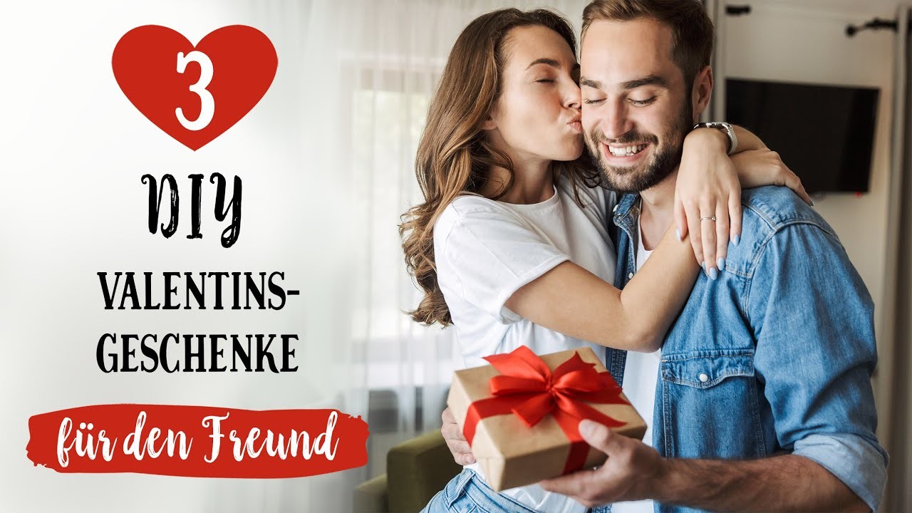 3 DIY Geschenke zum Valentinstag 2022❤️ Valentinsgeschenke für den Freund basteln