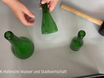 Die Upcycling-Idee der Halleschen Wasser und Stadtwirtschaft im Juni 2021: Windspiel