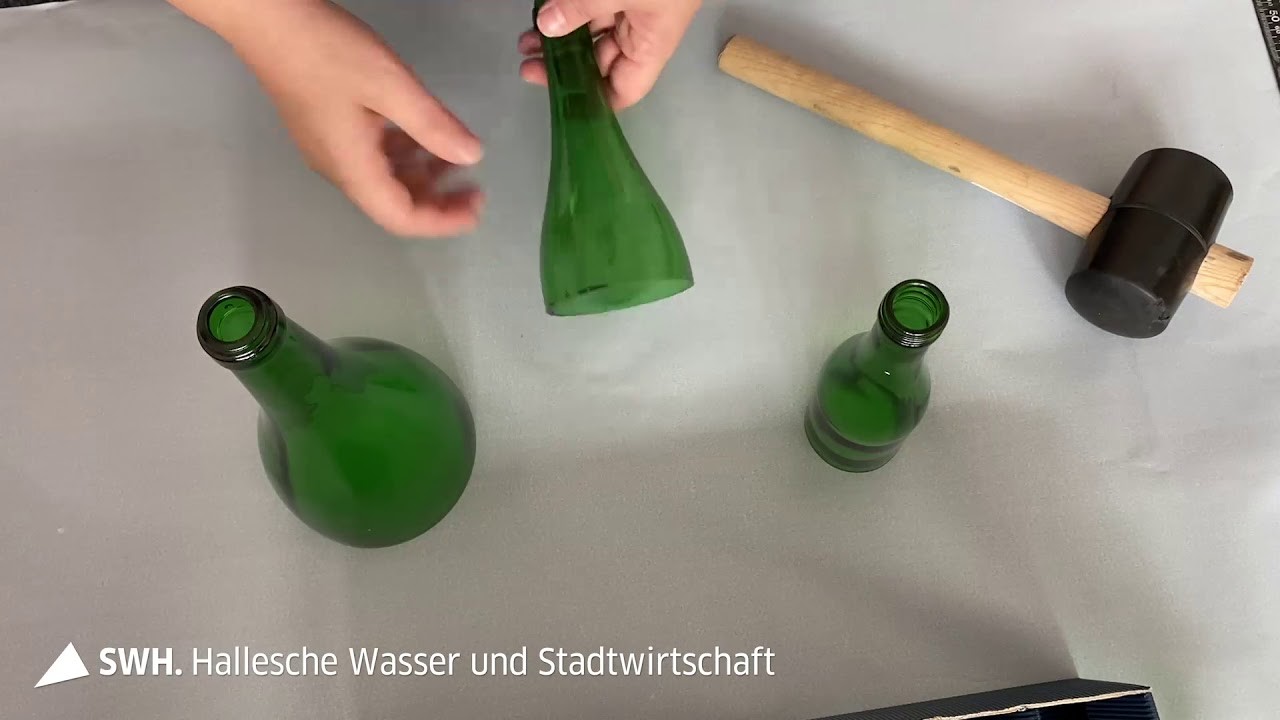 Die Upcycling-Idee der Halleschen Wasser und Stadtwirtschaft im Juni 2021: Windspiel