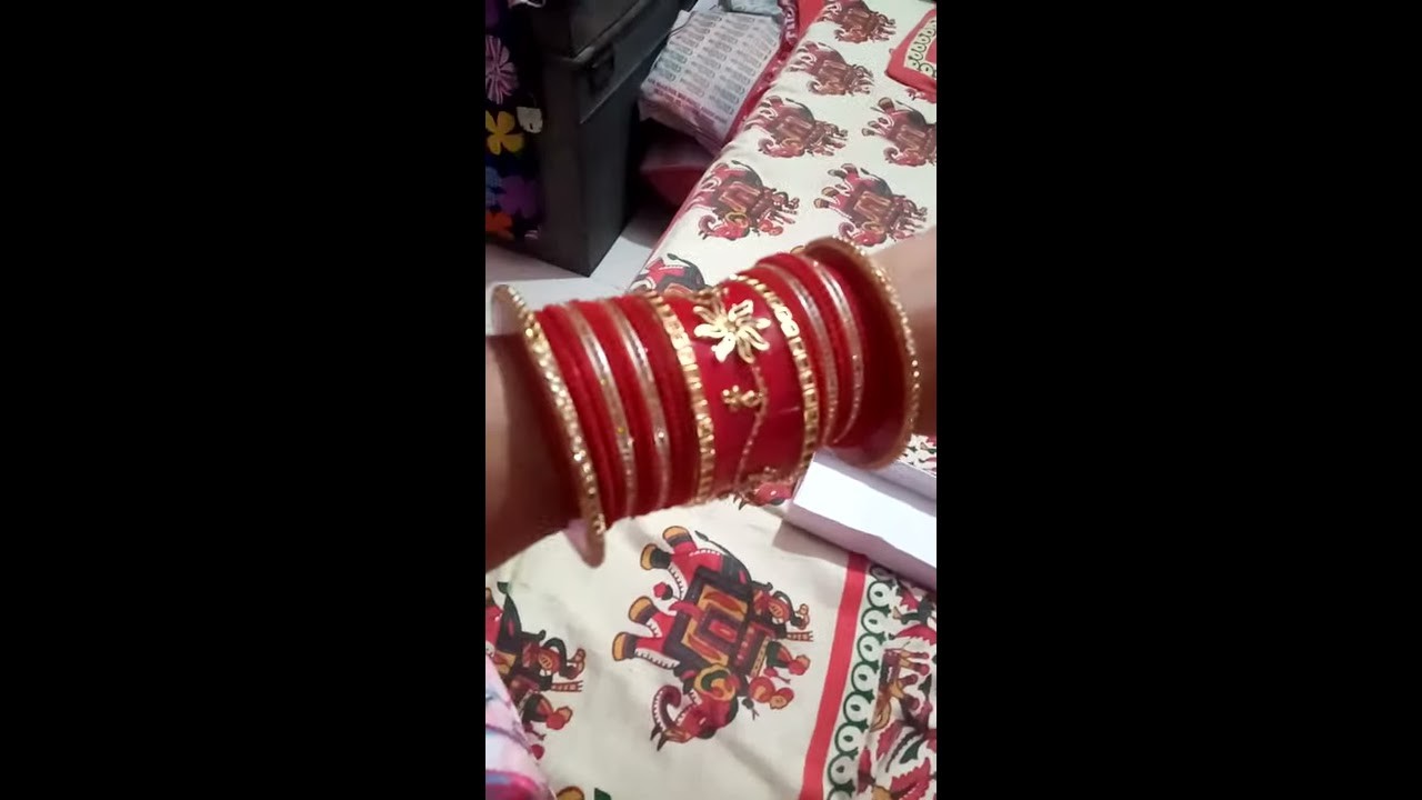 DIY Bridal Chura || Bridal Bangals Style || Wedding Bangles #MylifeMyWay