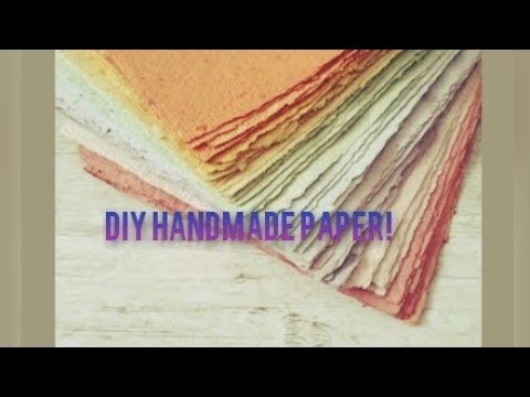 DIY Handmade Paper | •AfiMadi Creativity• |