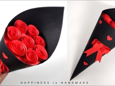 DIY Valentine's Day Craft Ideas 2021 | Handmade Gift Ideas For Valentine's Day | কাগজের ফুল