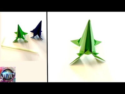 Fliegende Rakete aus Papier basteln ???? Origami ???? How to make a simple Rocket