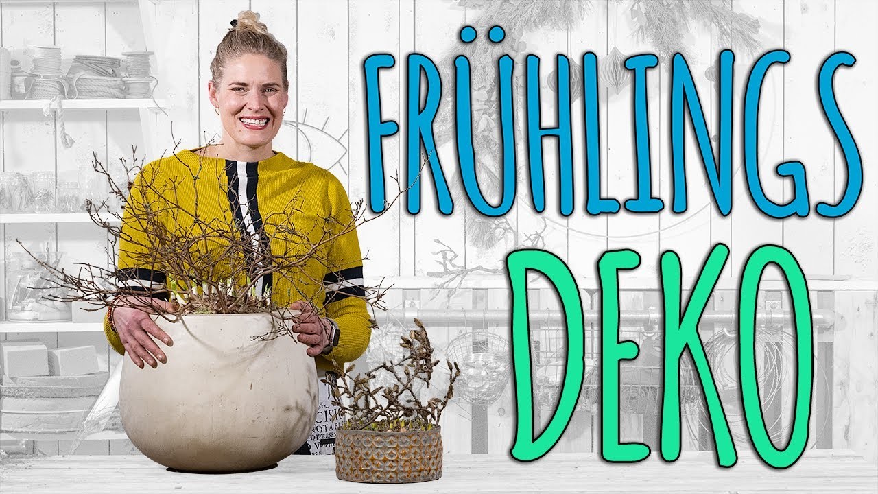 FRÜHLINGSDEKO FÜR DEN EINGANGSBEREICH - DIY