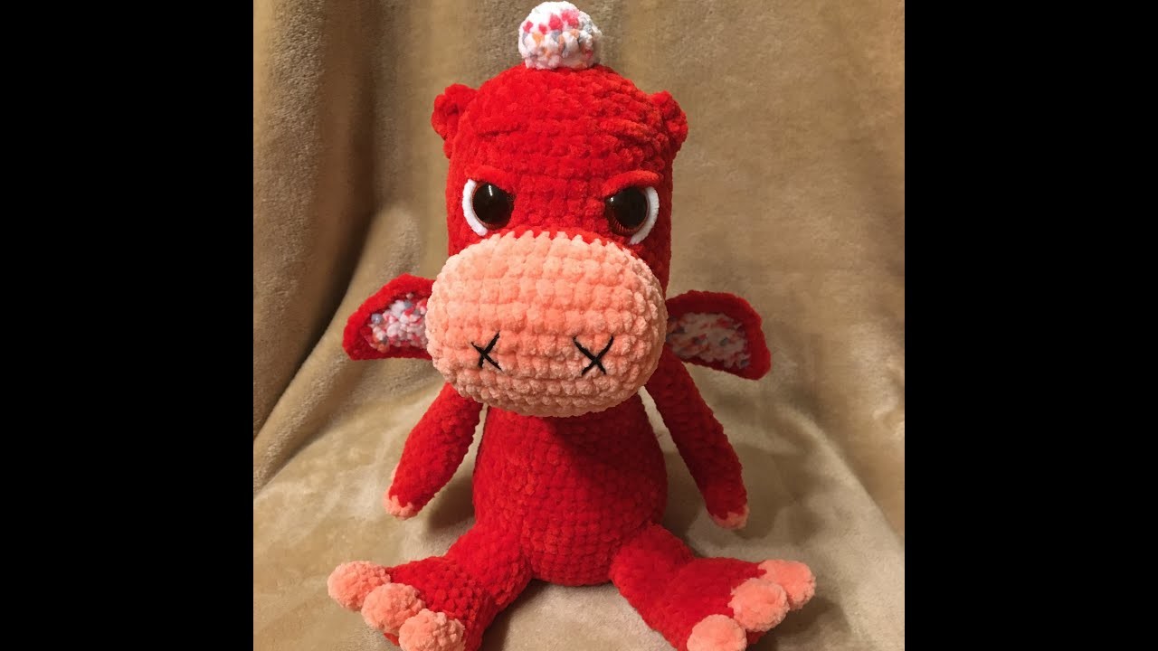 Gehäkelter Drache Teil3