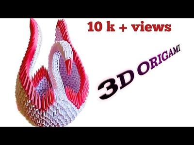 How To Make 3D Origami Swan