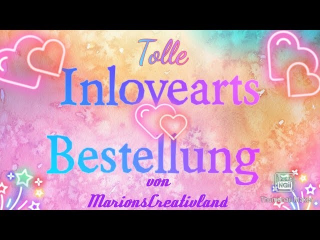 ????????Inlovearts Bestellung????????Vorschau 2.Efco Verpackung ????????