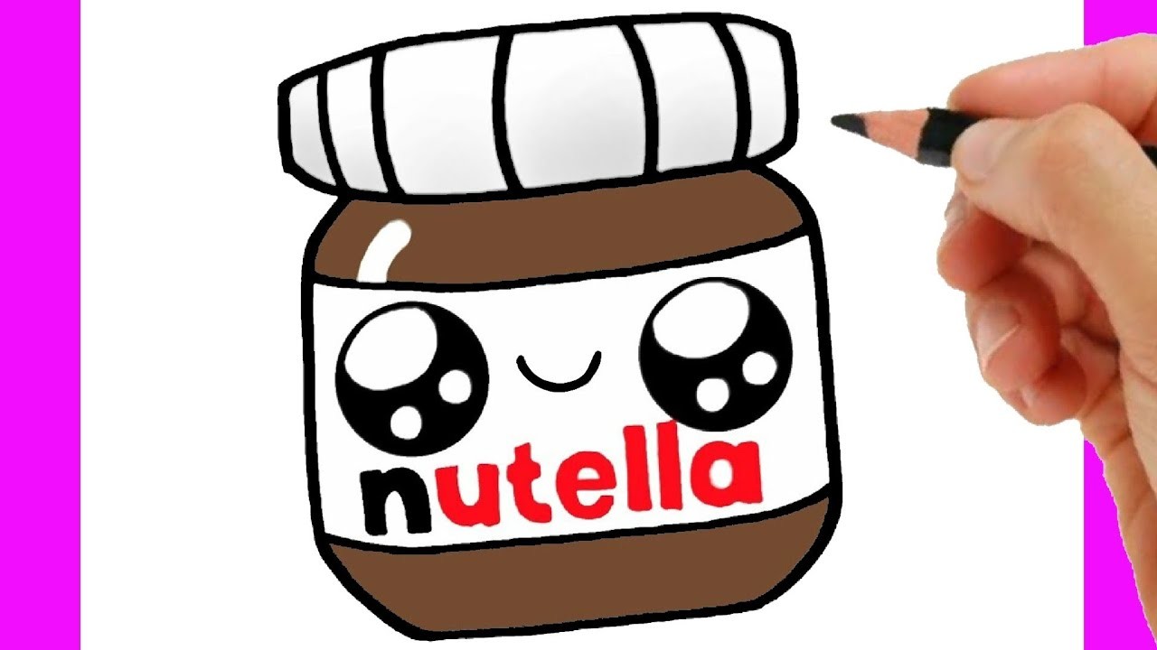 KAWAII NUTELLA DIY zeichnen