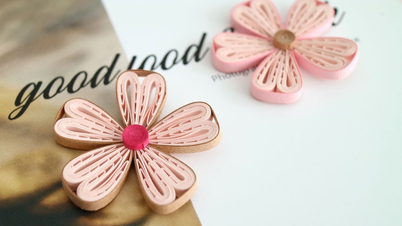 Paper quilling flowers  #shorts